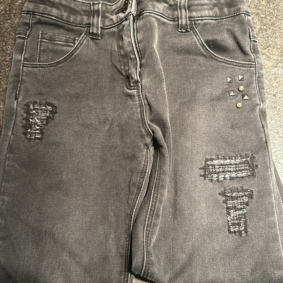 Black jeans for girl - Souris Mini - Picture 4 of 4